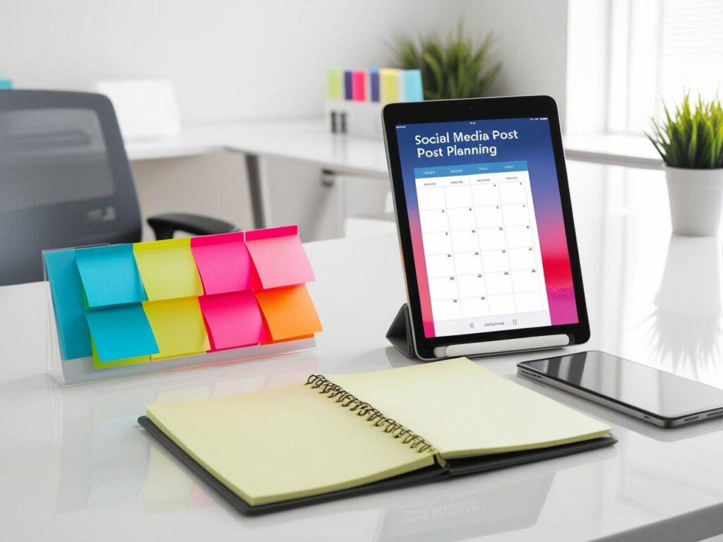 Calendário Digital De Planeamento De Posts Para Redes Sociais
